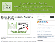 Tablet Screenshot of blog.clinicalcareconsultants.com